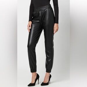 Buffalo David Bitton Black Faux leather Pants